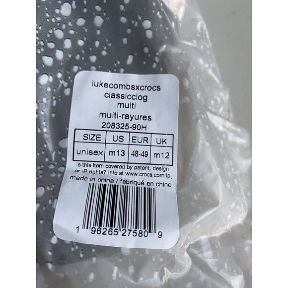 Luke Combs X Crocs Bootleggers Men’s Size 13 Camo Mossy Oak Clog NEW - Picture 3 of 12